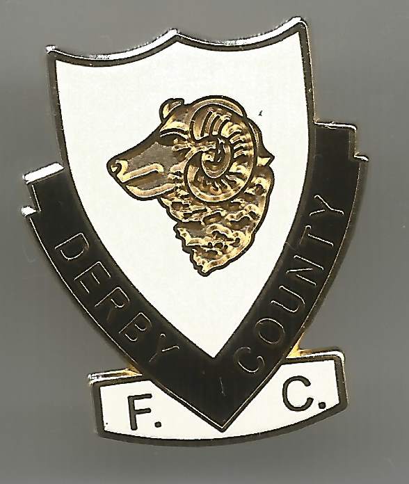 Pin Derby County weiss